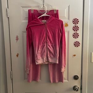 Juicy Couture Pink Velour tracksuit